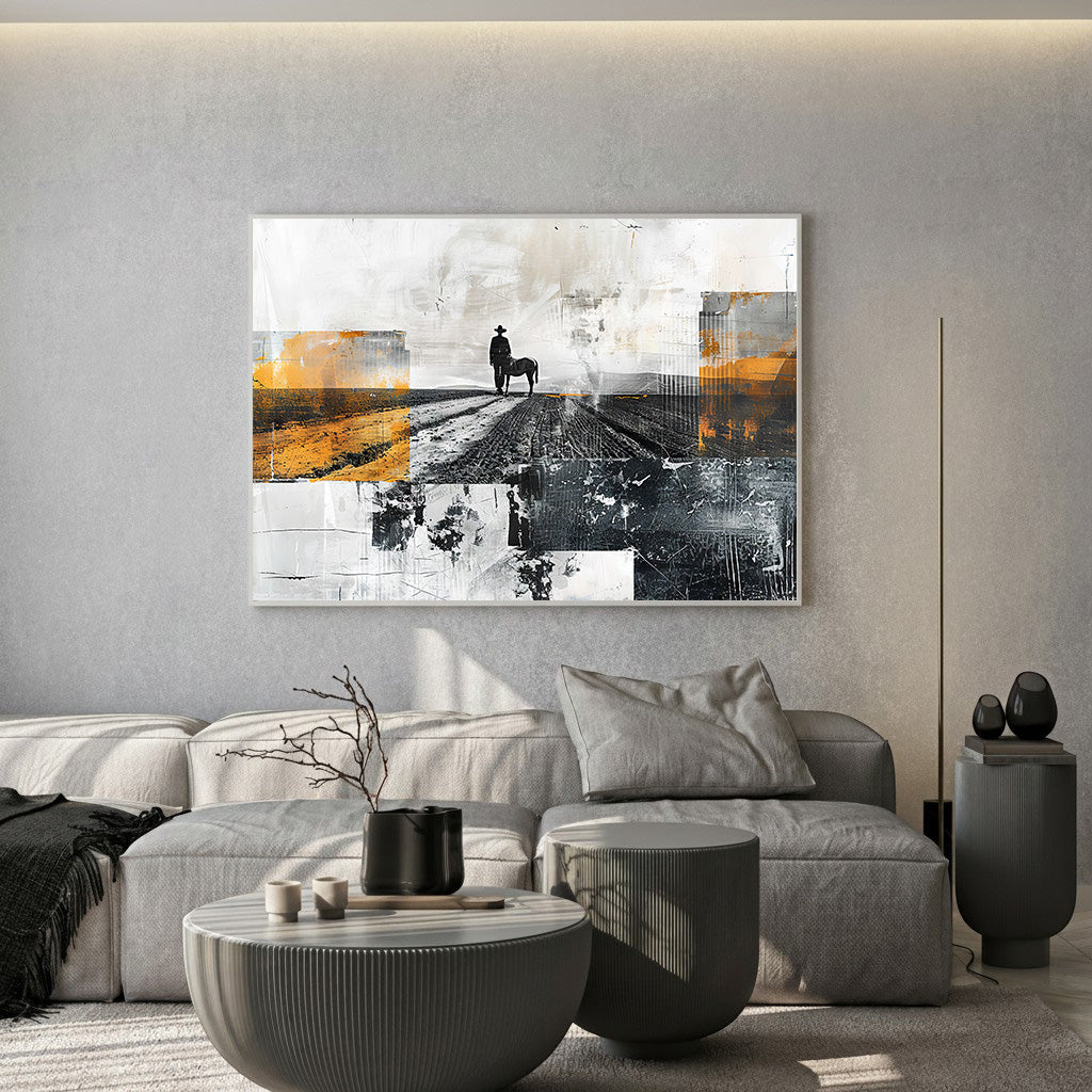 Modern Green Leaf Canvas Wall Art