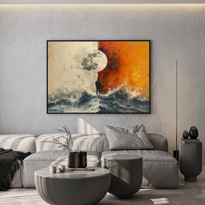 Soft Nature Framed Canvas Wall Art