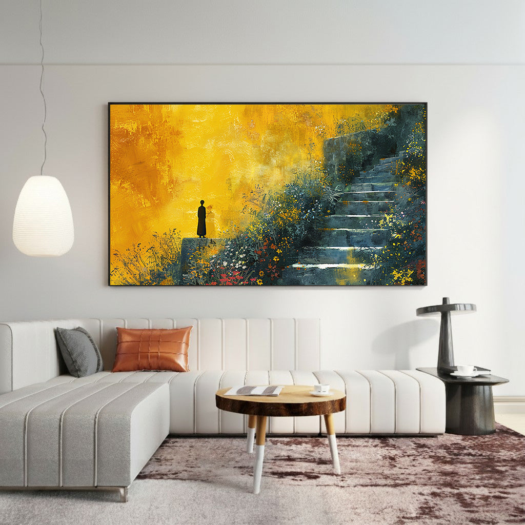 Refined Botanical Framed Canvas Wall Art