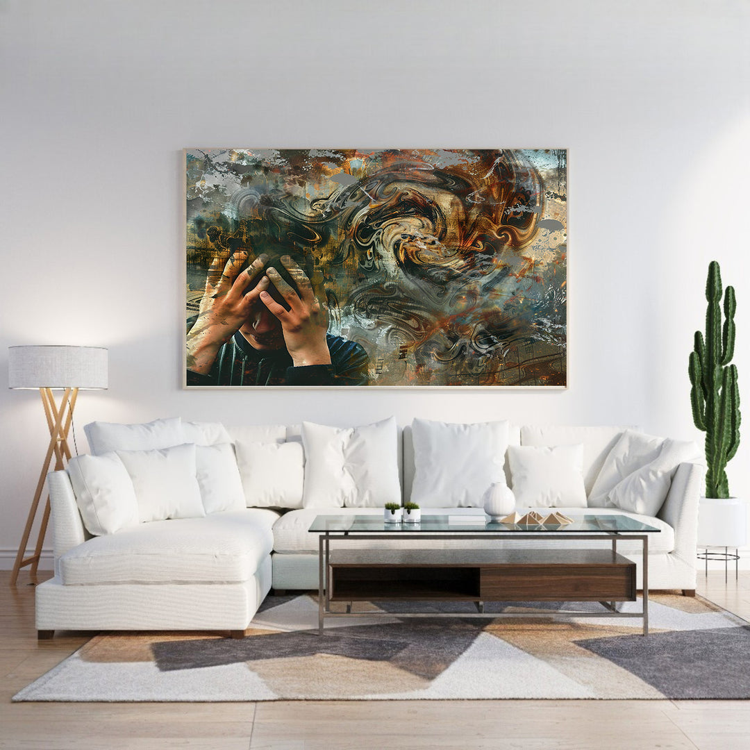 Botanical nature framed canvas wall art for stylish home decor