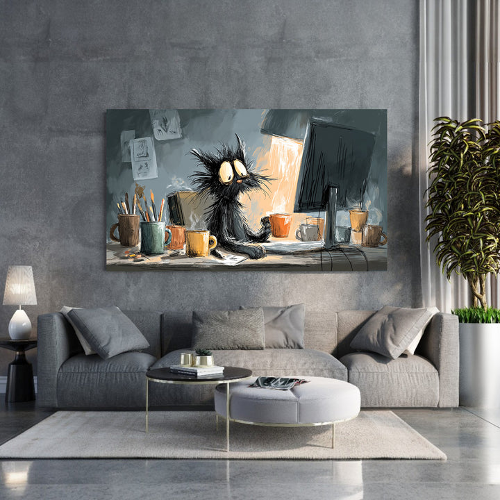 Botanical Leaf Framed Canvas Wall Art