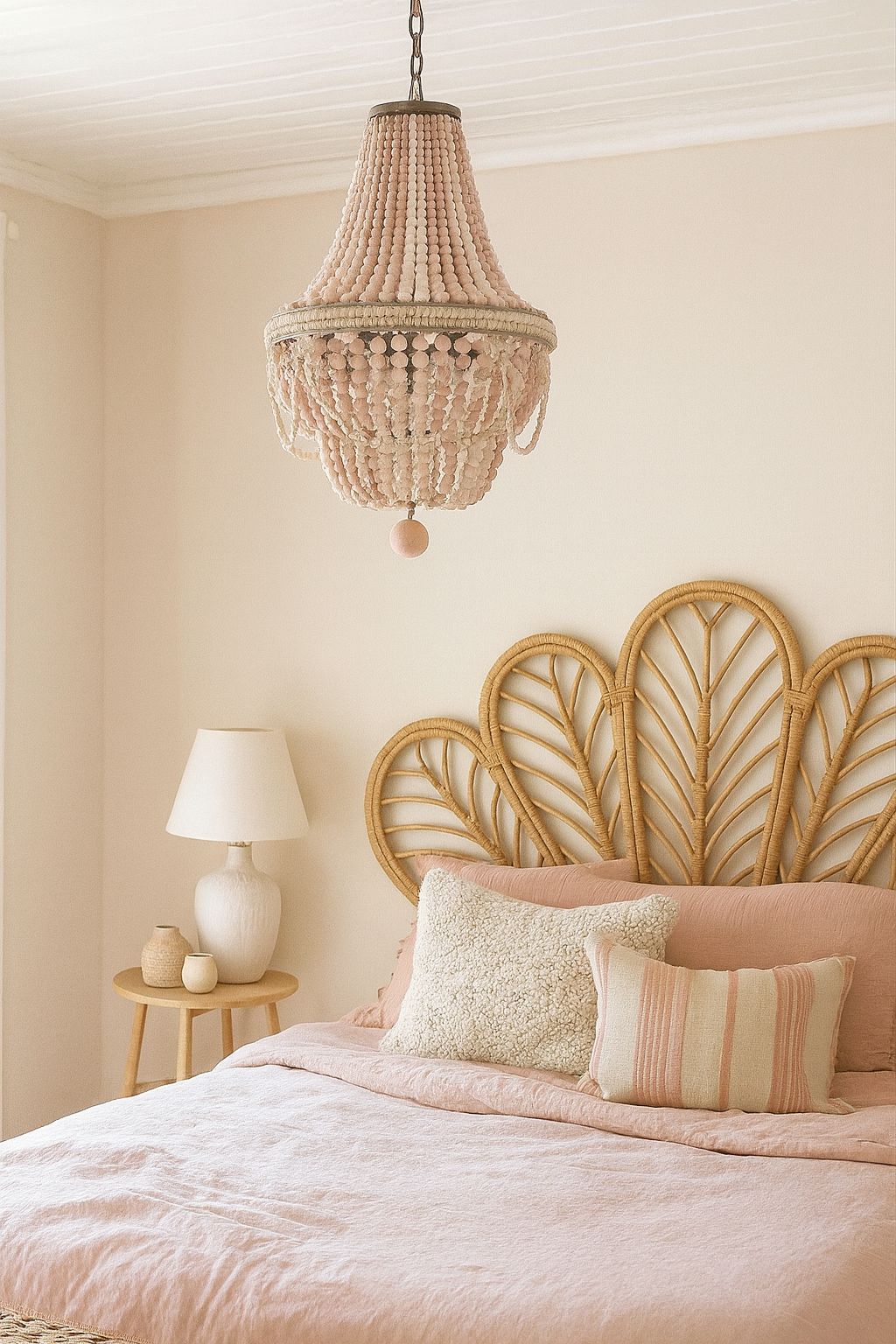 Boho Beaded Chandelier