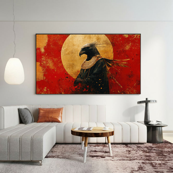 Green Leaf Framed Canvas Wall Art