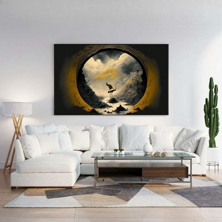 Soft Botanical Framed Canvas Wall Art