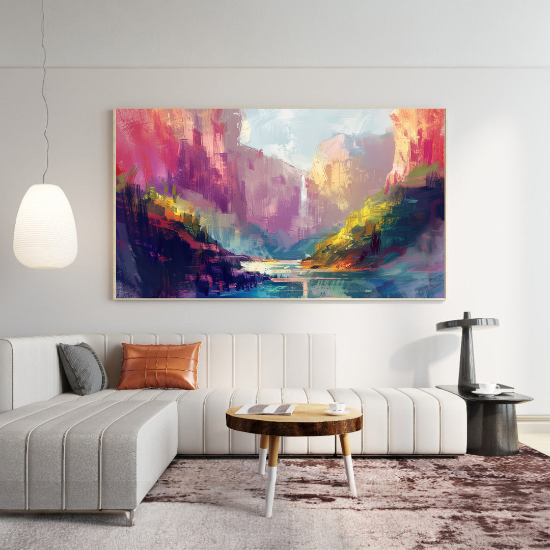 Classic botanical framed canvas wall art for modern home decor