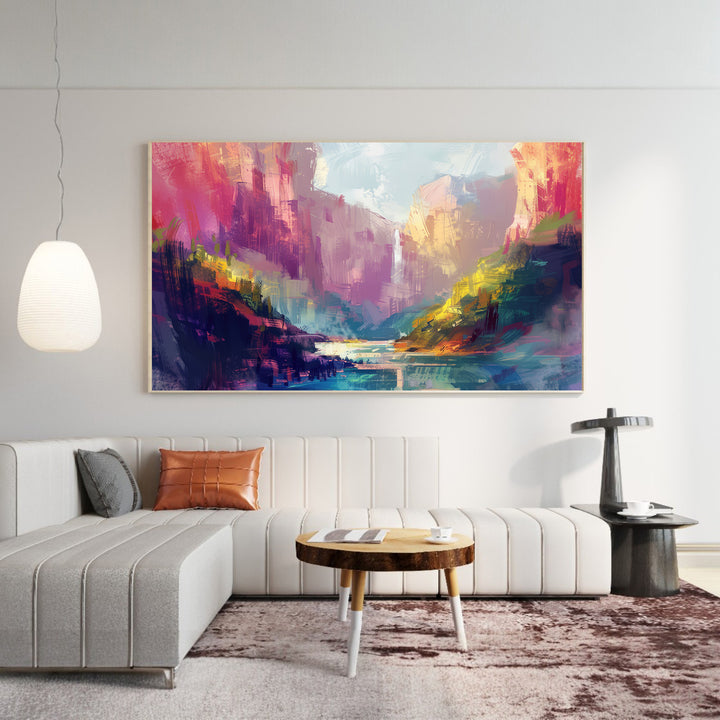 Classic botanical framed canvas wall art for modern home decor