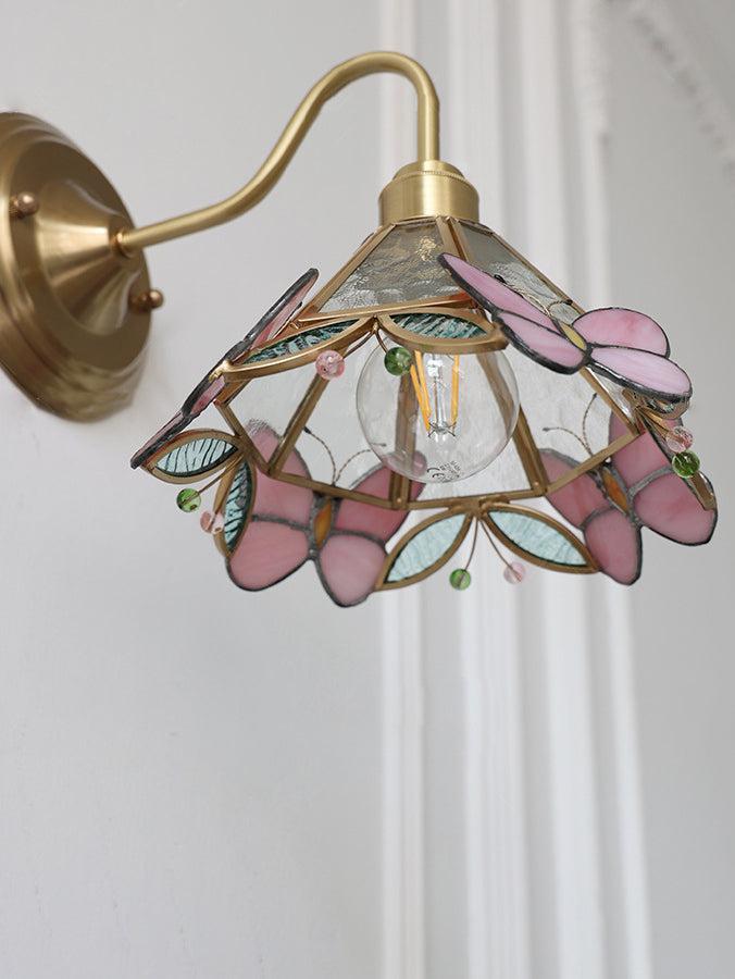 Butterfly Tiffany Wall Light