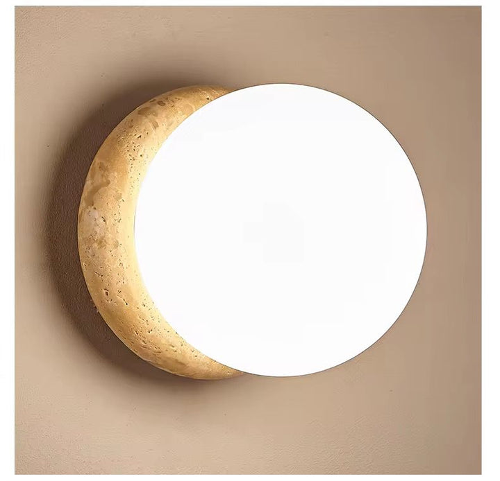 Stone Globe Wall Light