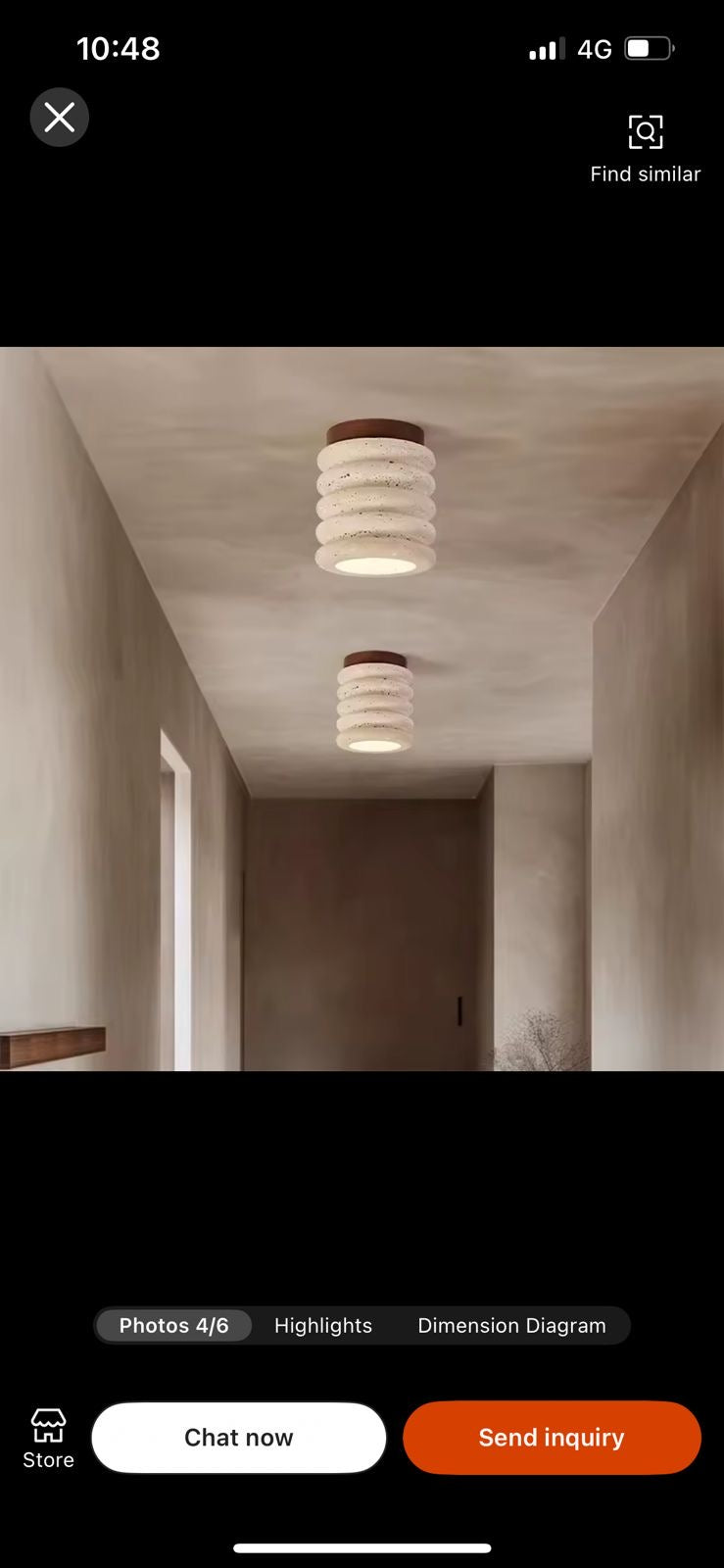 Textured Concrete Pendant Light