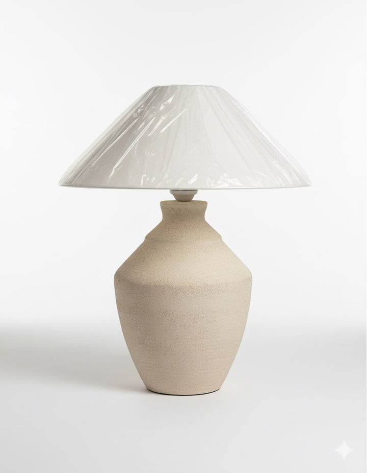 Beige Ceramic Table Lamp