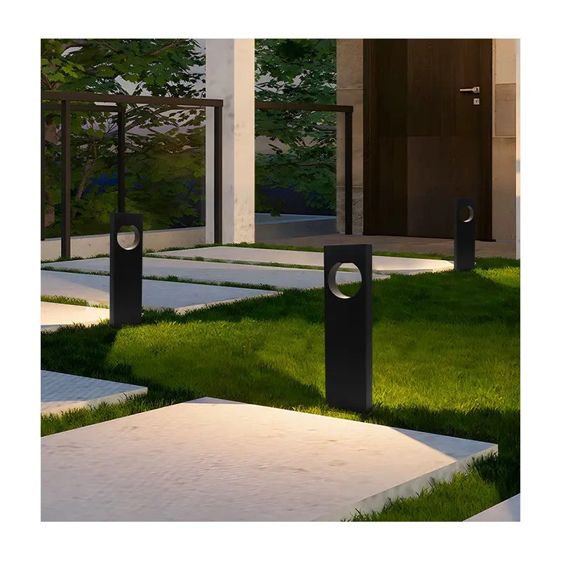 Modern LED Flat Hole Lawn Lamp