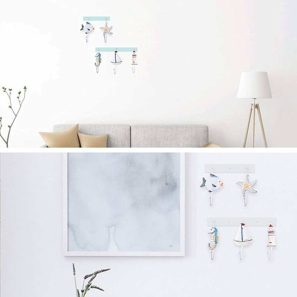 Nautical Wall Hooks Set of 3