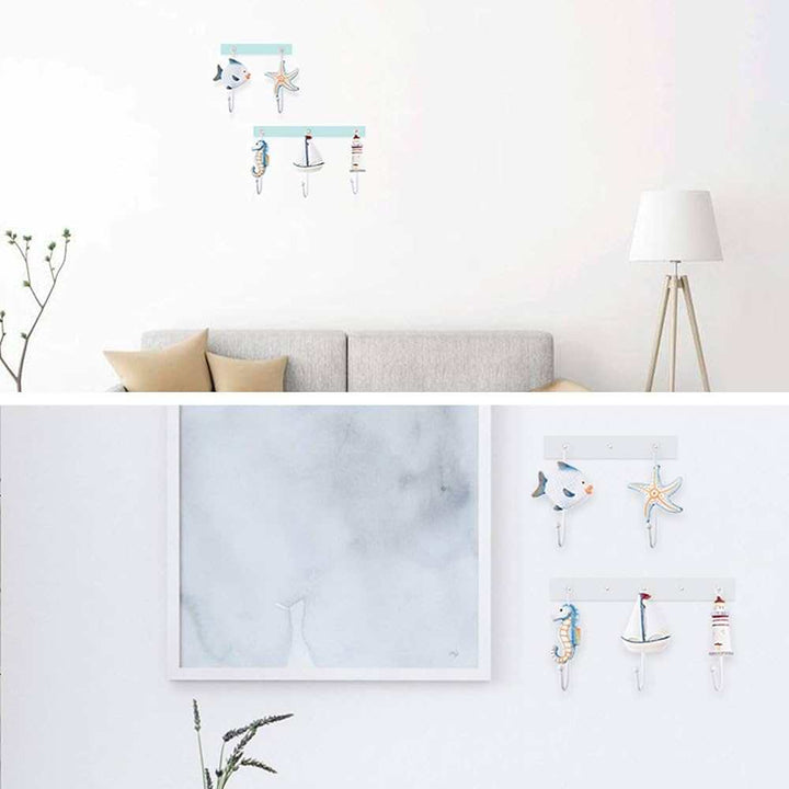 Nautical Wall Hooks Set of 3