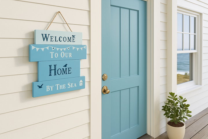 Coastal Welcome Sign