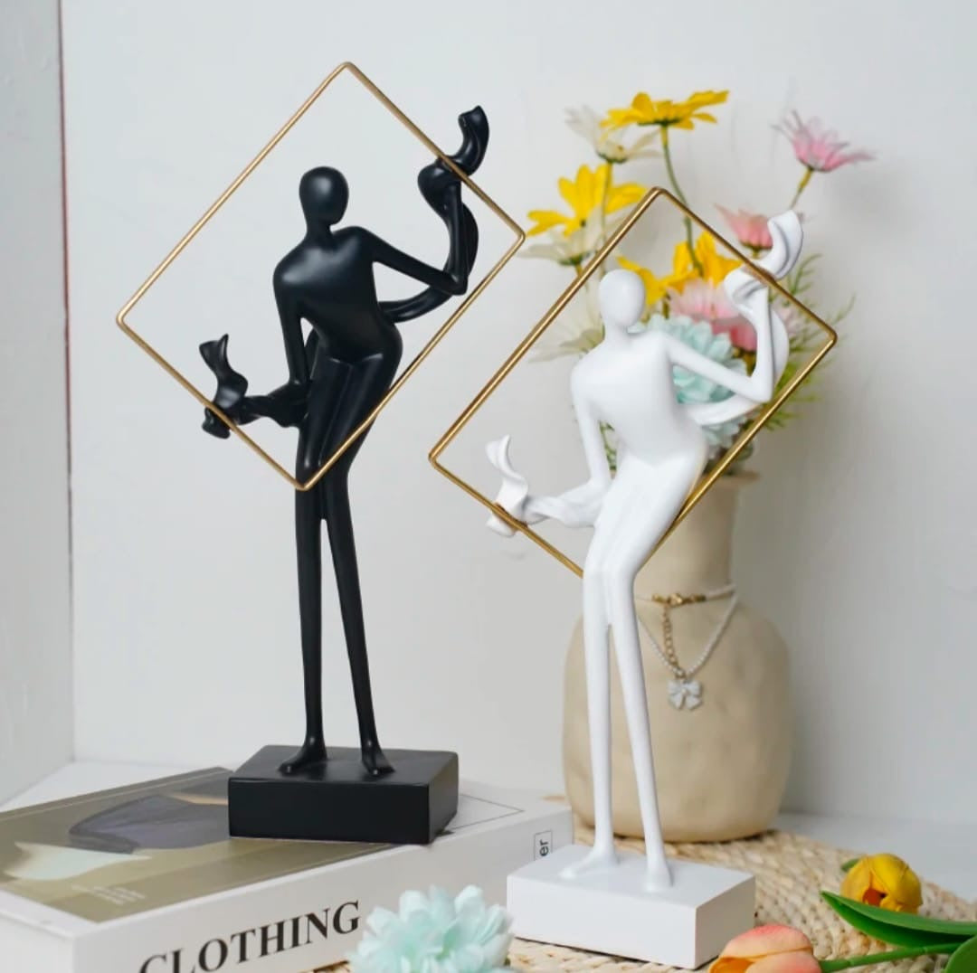Abstract Frame Dancer Sculpture