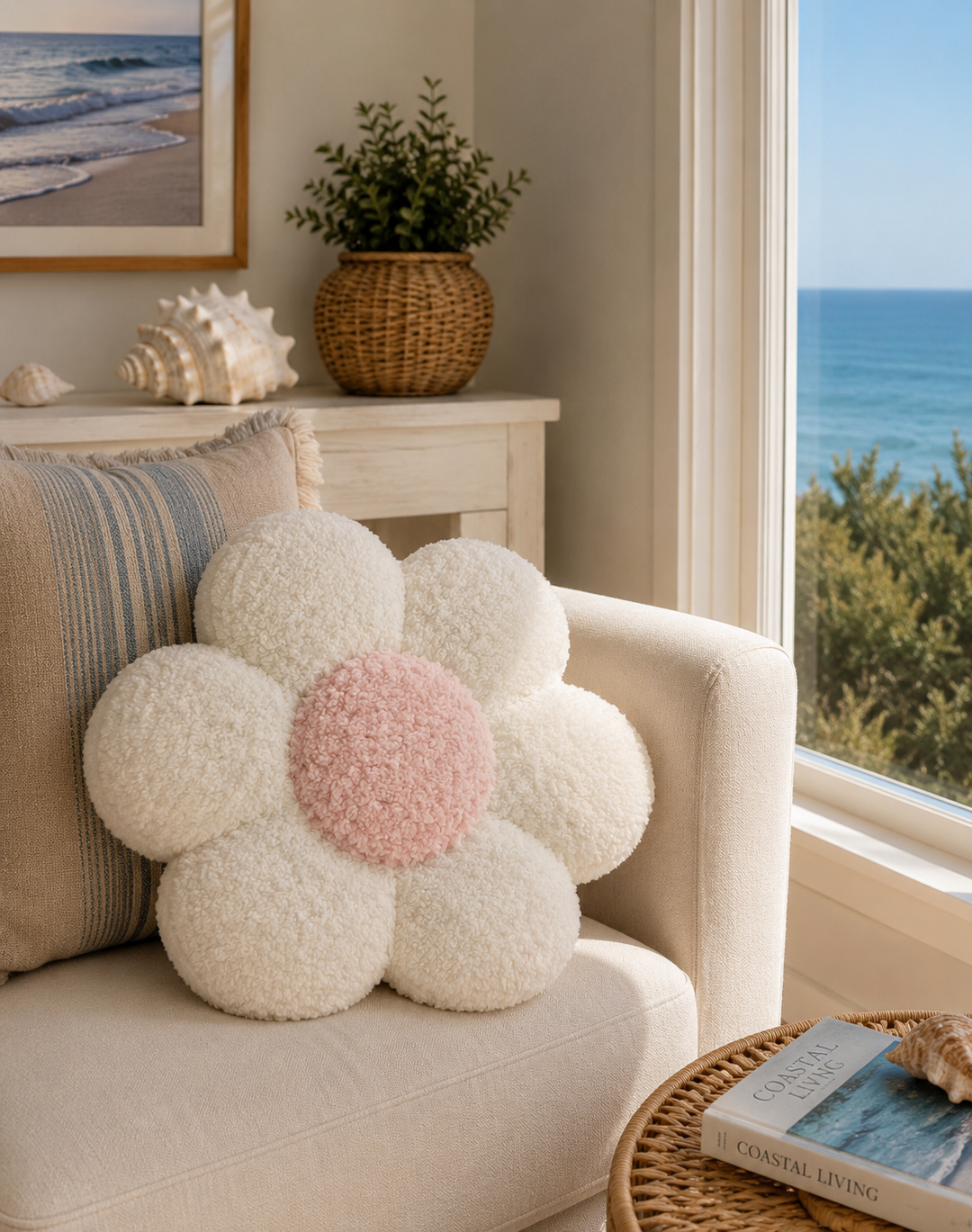 Blossom Plush Flower Cushion