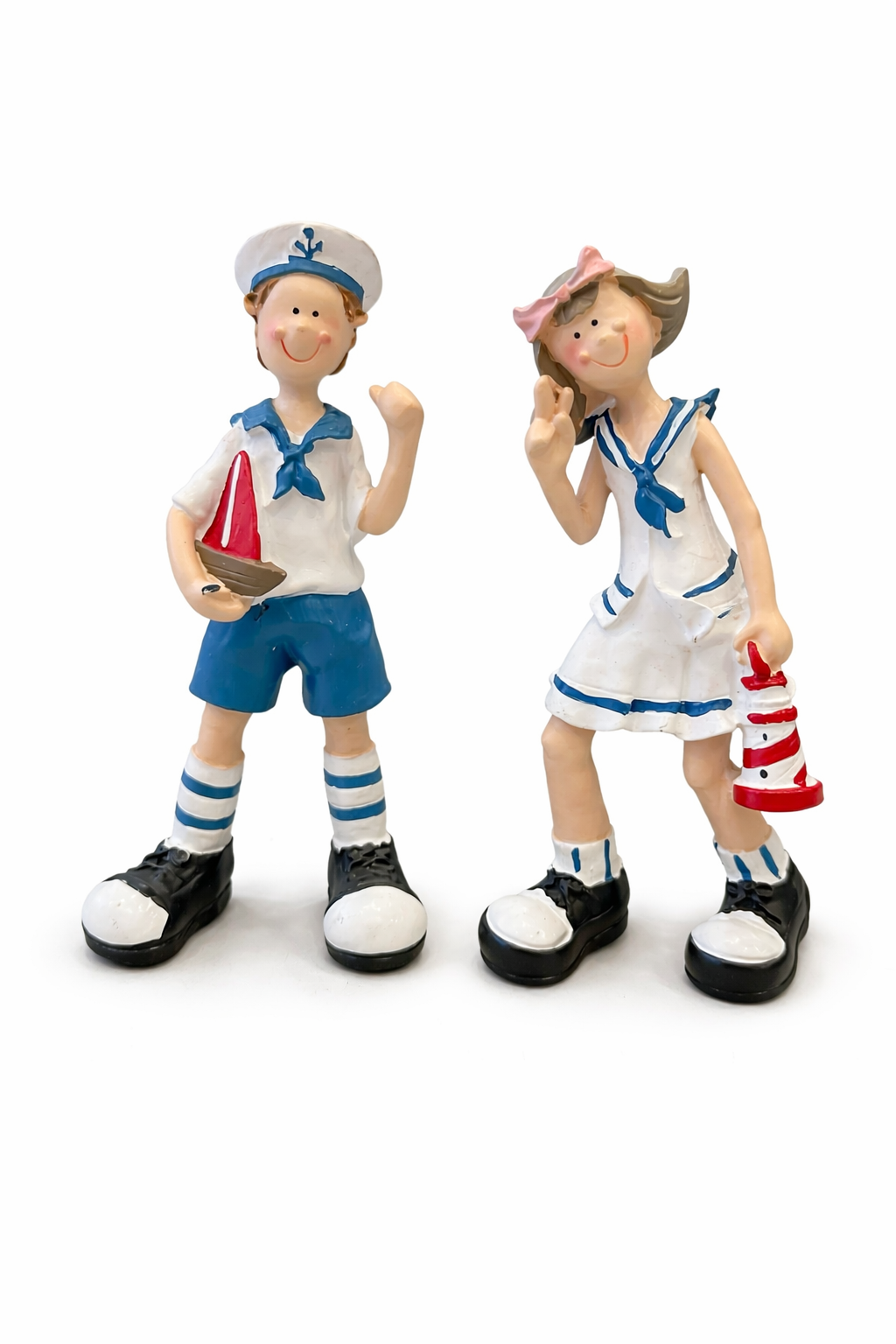 Nautical Kids Figurines Set of 2