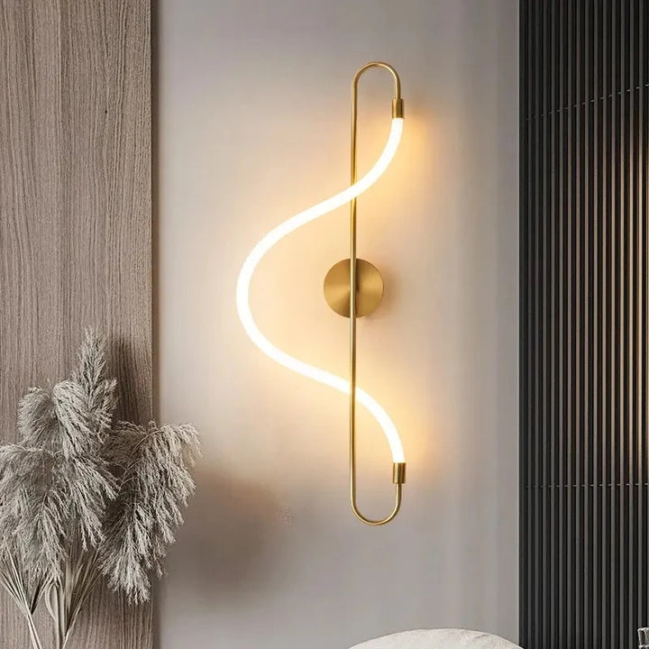 Modern LED Loop Wall Lamp