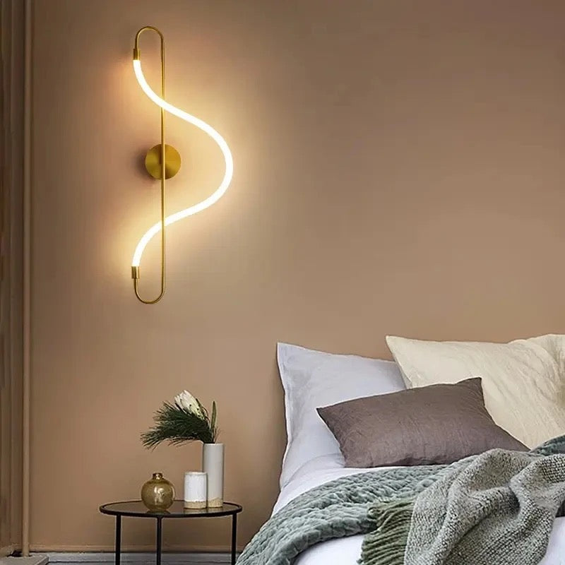 Modern LED Loop Wall Lamp