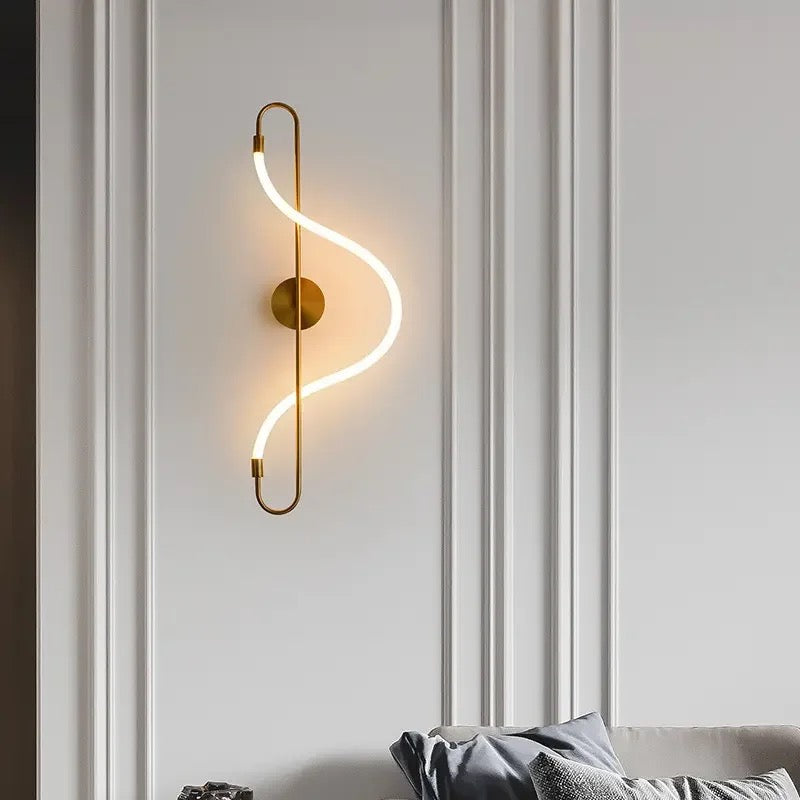 Modern LED Loop Wall Lamp