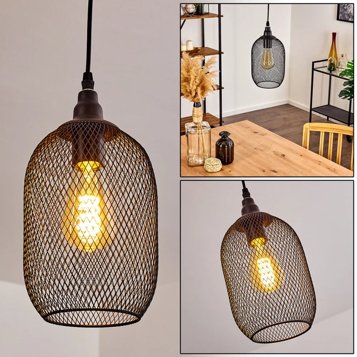 Industrial Cage Pendant Light