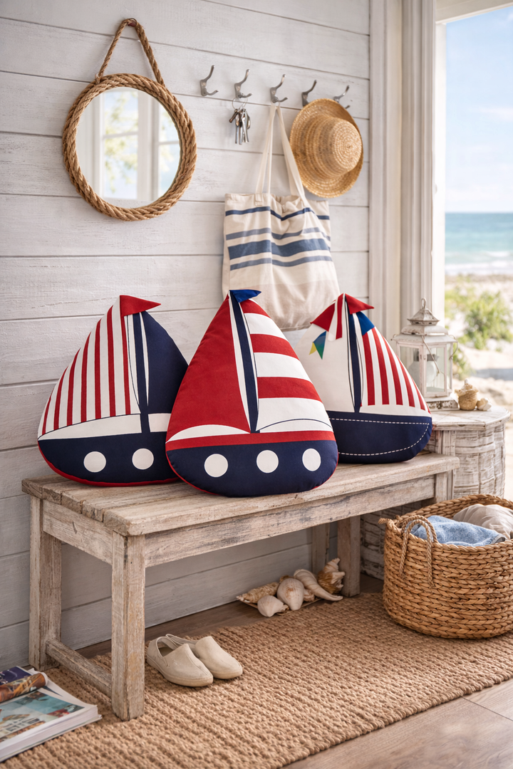 Sailboat Decorative Cushions