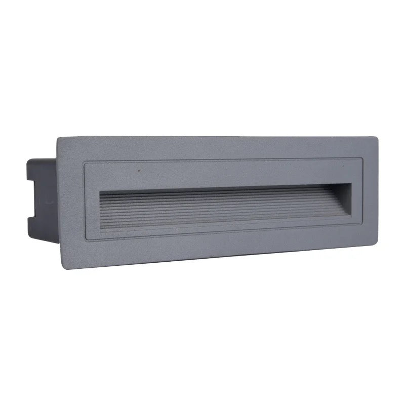 Modern Recessed Wall Light - Black, Gray, White Options