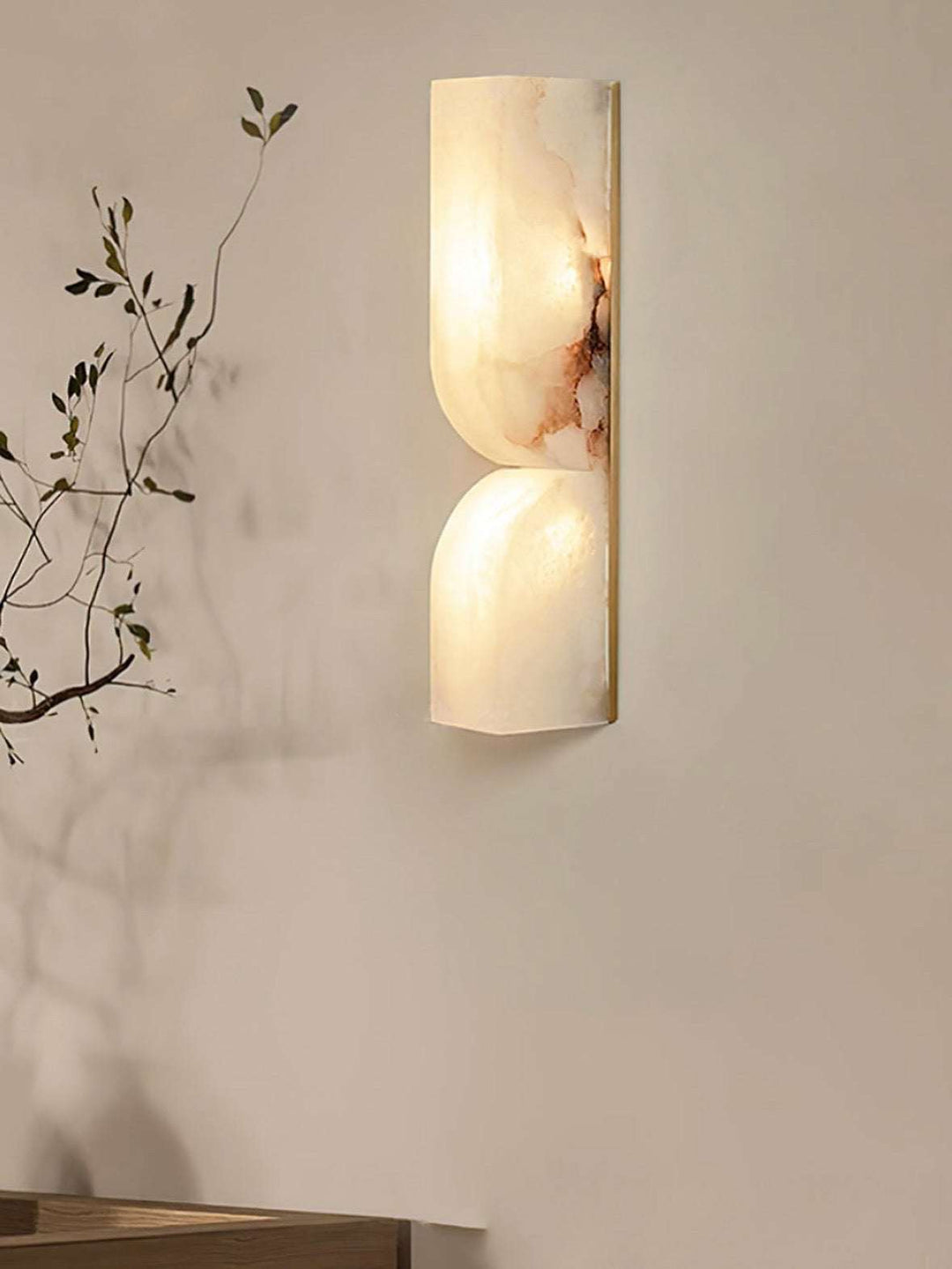 Alabaster Marble Wall Sconce Light