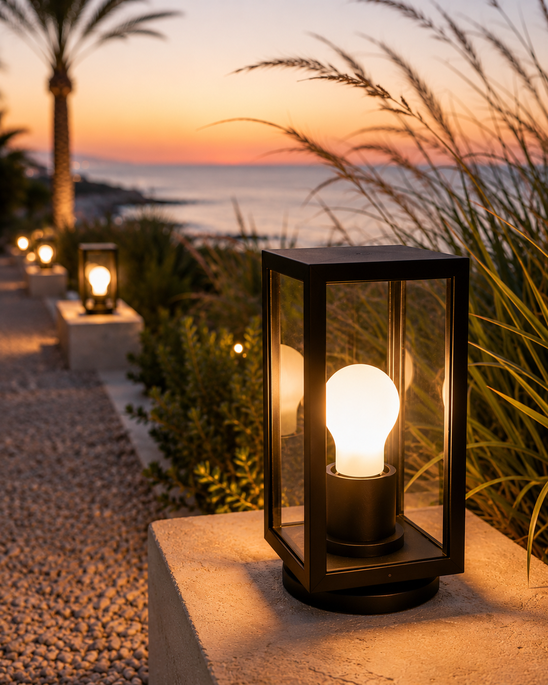 Outdoor Bollard Lantern