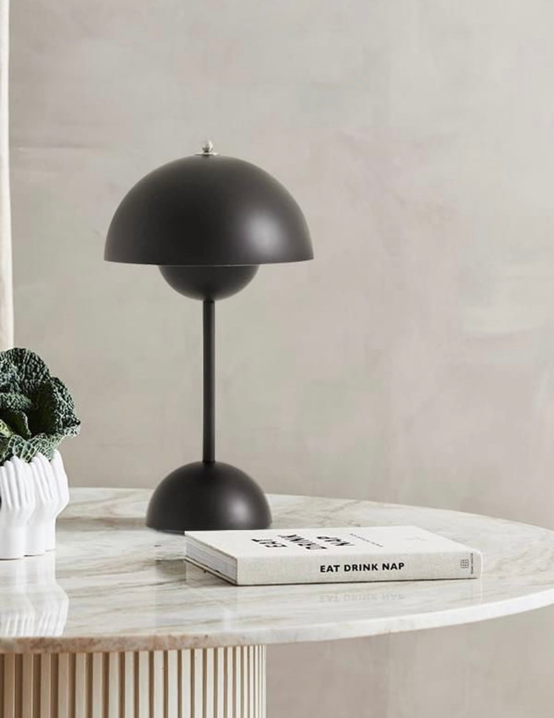 🍄 Modern Mushroom Dome RECHARGEABLE Table Lamp – Retro Charm Meets Contemporary Style
