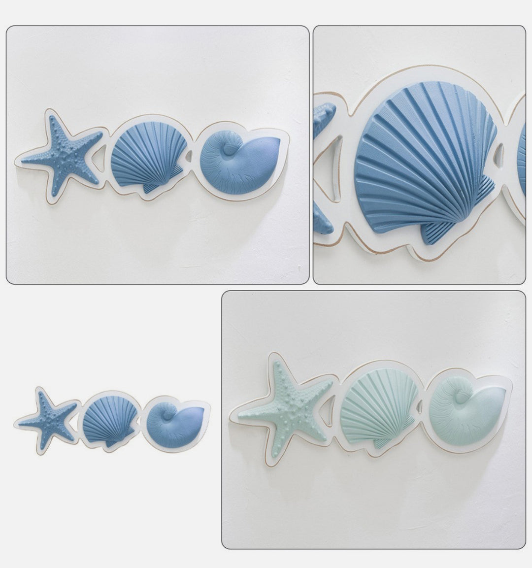 Coastal Seashell & Starfish Wall Decor
