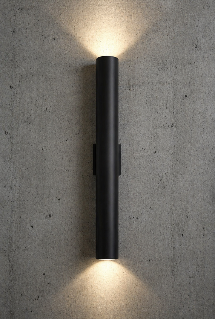 Slim Black Wall Sconce