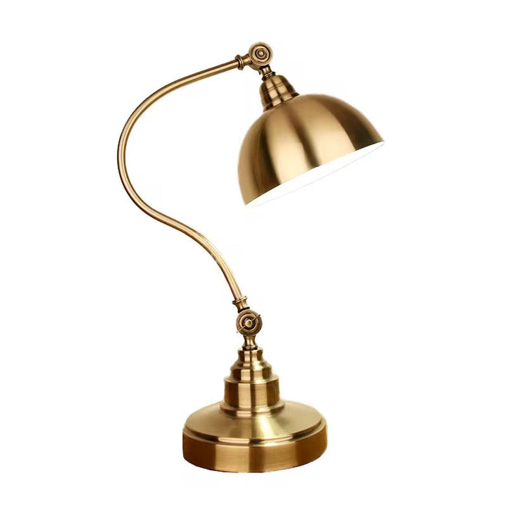 Vintage Brass Desk Lamp