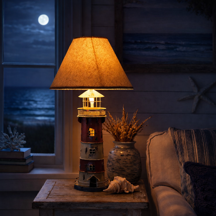 Harbor Lighthouse Table Lamp – Coastal Style