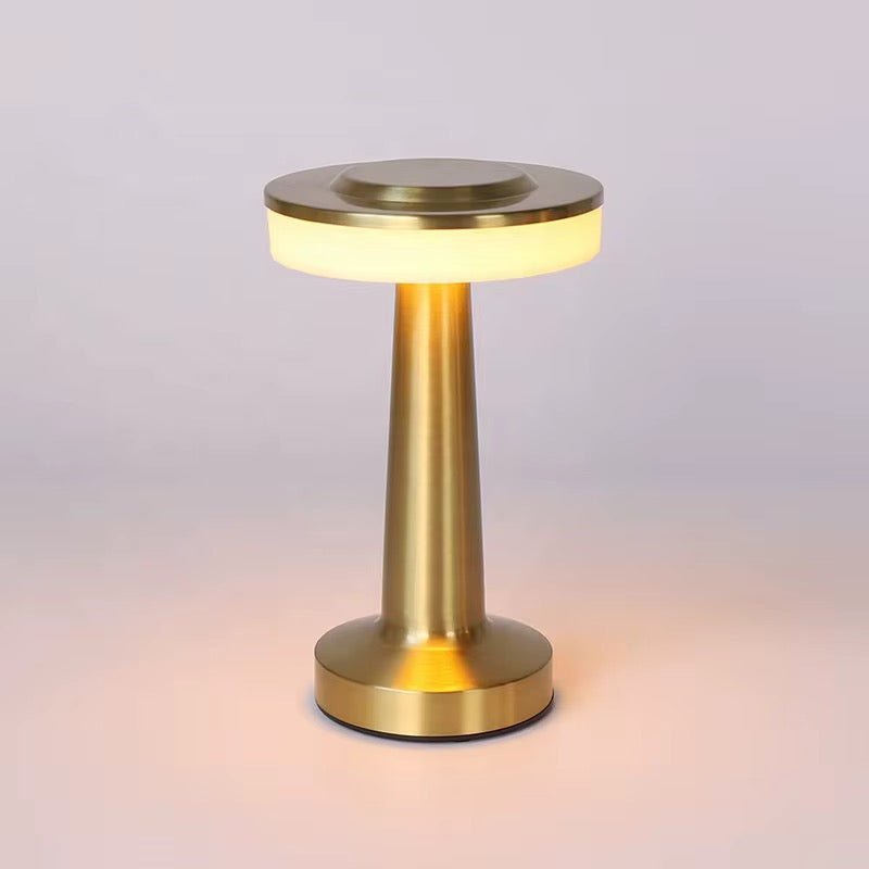 Modern Touch-Control LED Table Lamp - Metal Finish