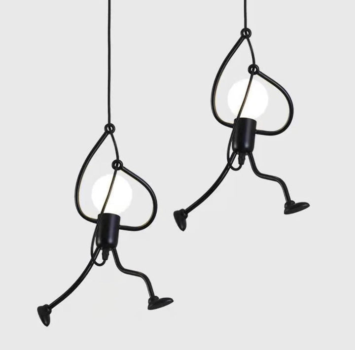 Playful Monkey Hanging Pendant Light