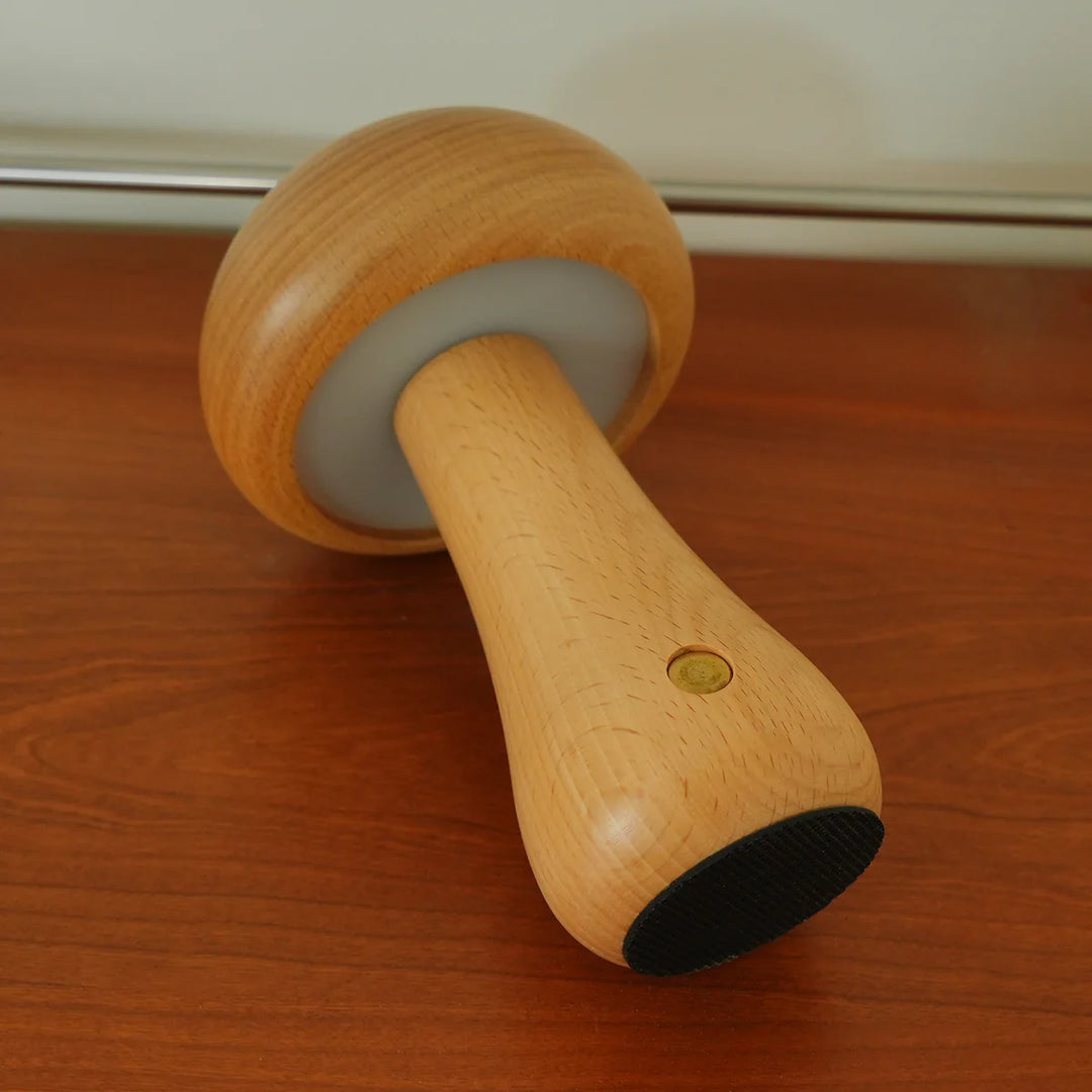 Wooden Rechargeable Table Lamp