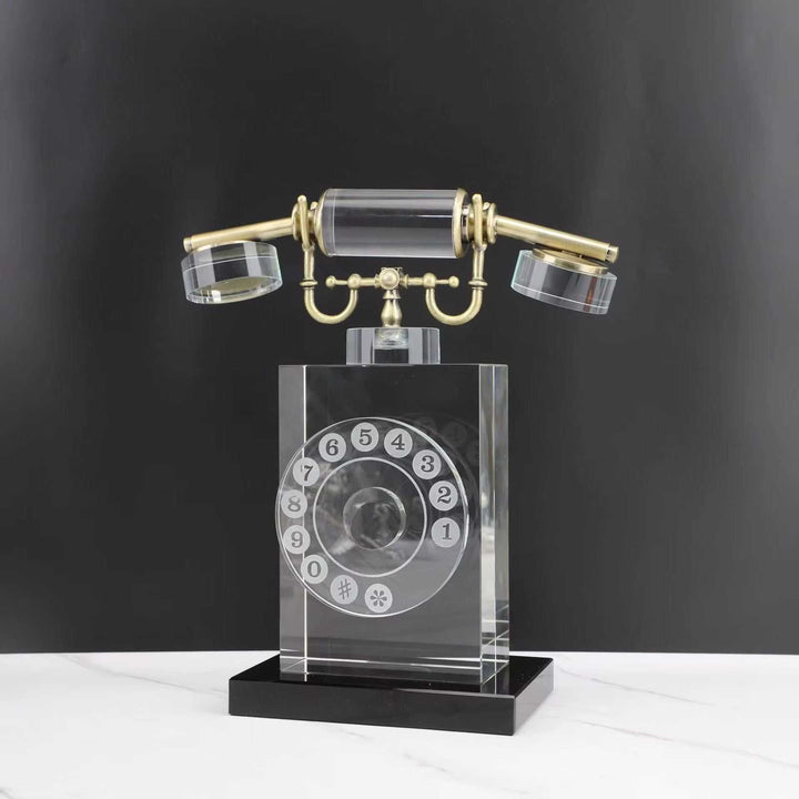 Vintage Crystal Telephone Decor