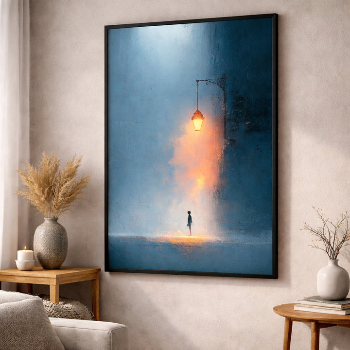 Solitary Light Framed