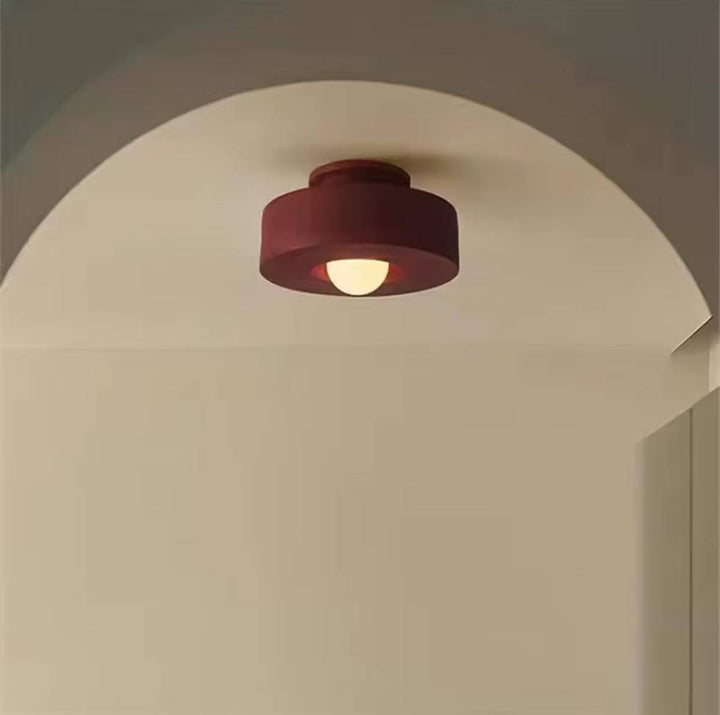 Modern Red Ceiling Light