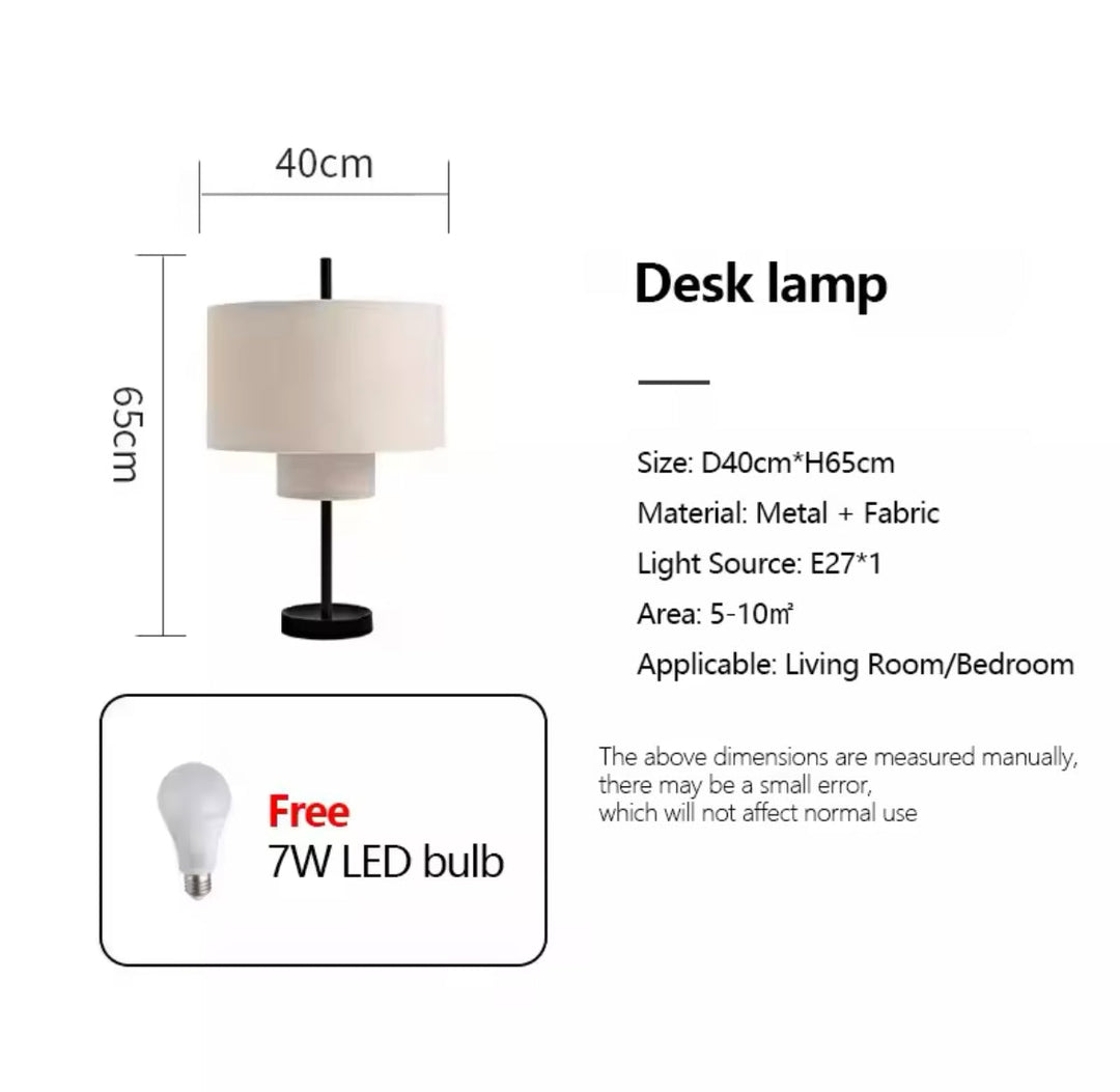 Modern Floor Lamp | Table Lamp | Pendant light Set with Fabric Shades