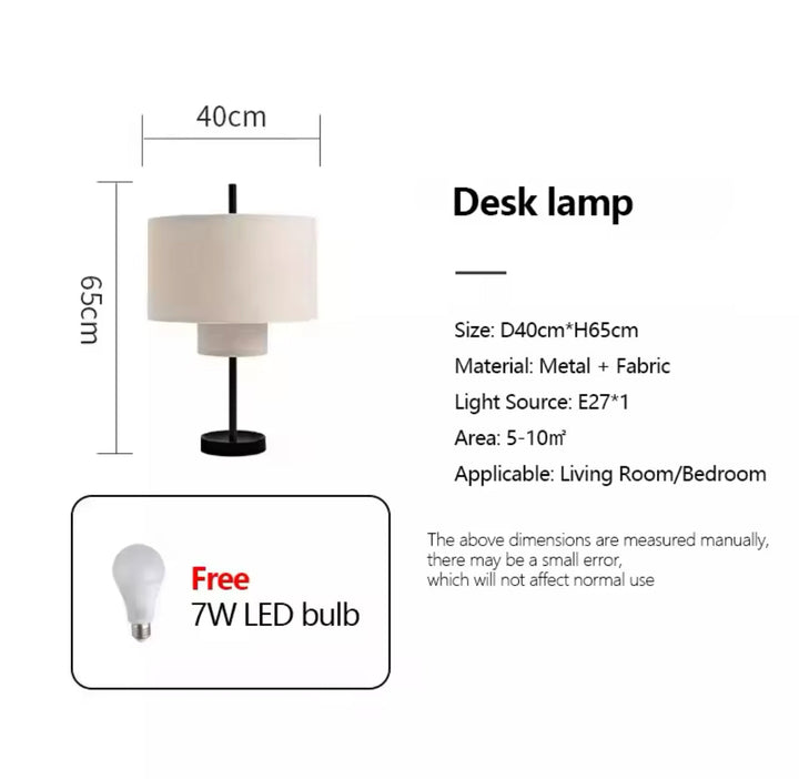 Modern Floor Lamp | Table Lamp | Pendant light Set with Fabric Shades