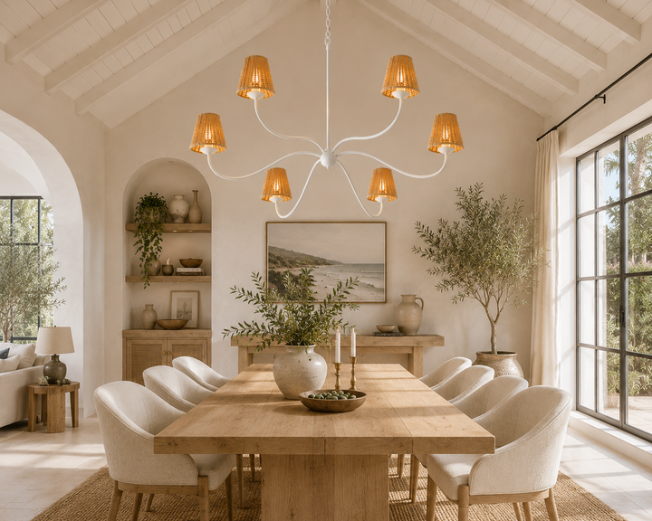 Minimalist Sprawling Chandelier for Living Room