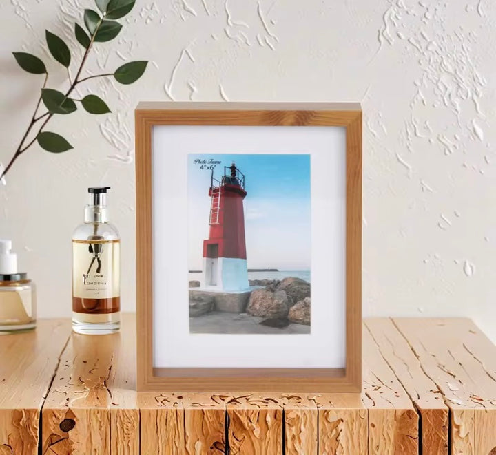 Wood Frame Photo Display Set of 2