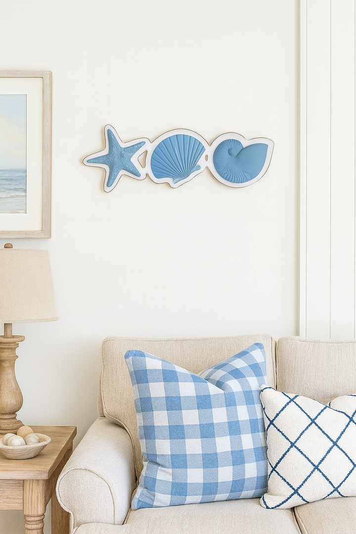 Coastal Seashell & Starfish Wall Decor