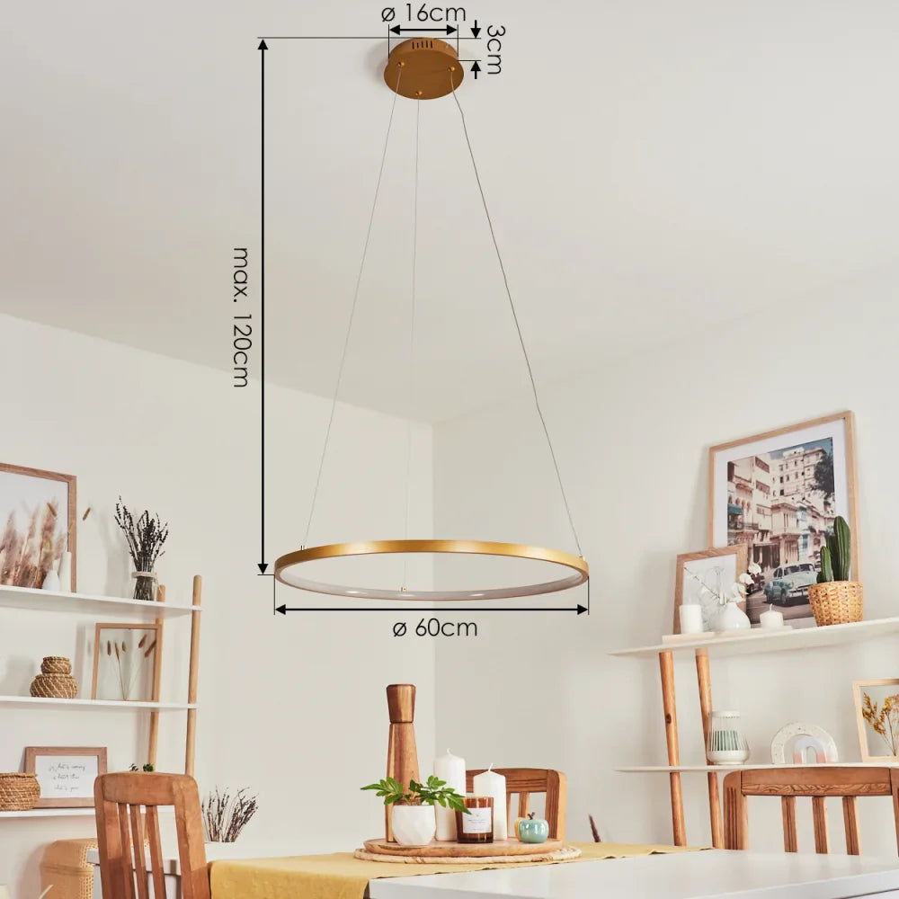 Modern Circular LED Pendant Light