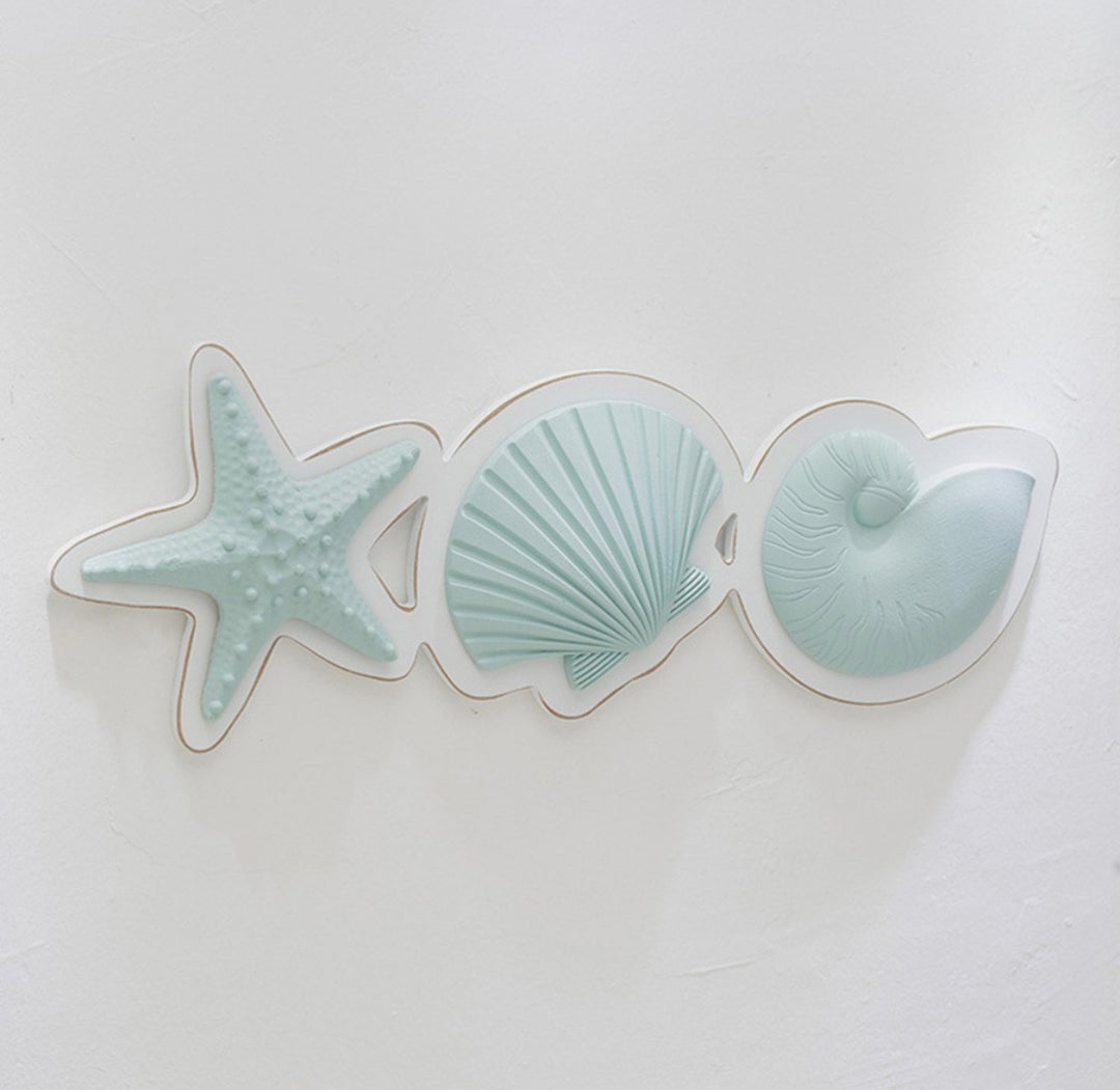 Coastal Seashell & Starfish Wall Decor