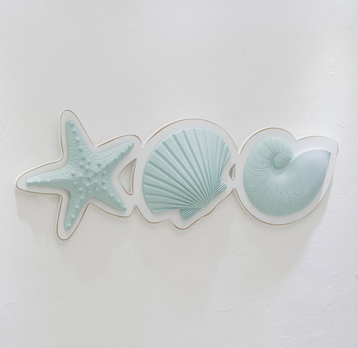 Coastal Seashell & Starfish Wall Decor