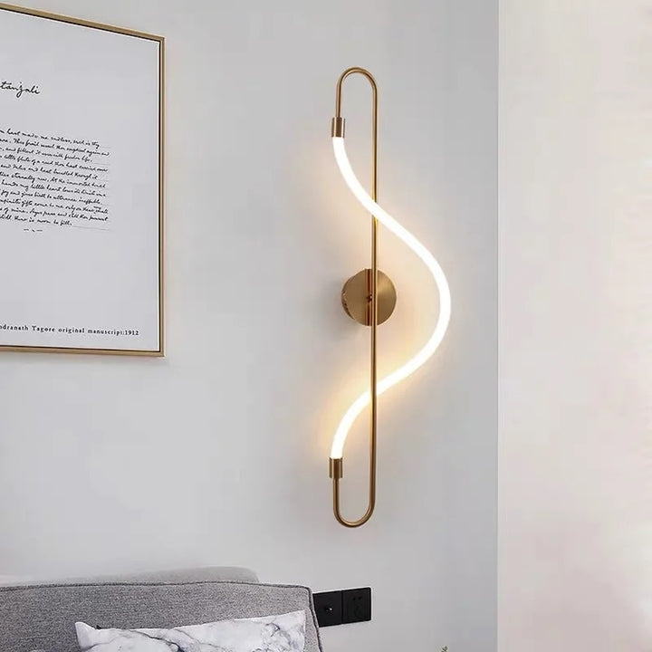 Modern LED Loop Wall Lamp