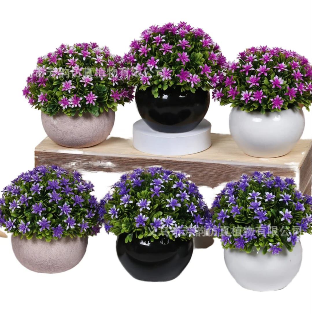 Artificial Flower Pot set of 5